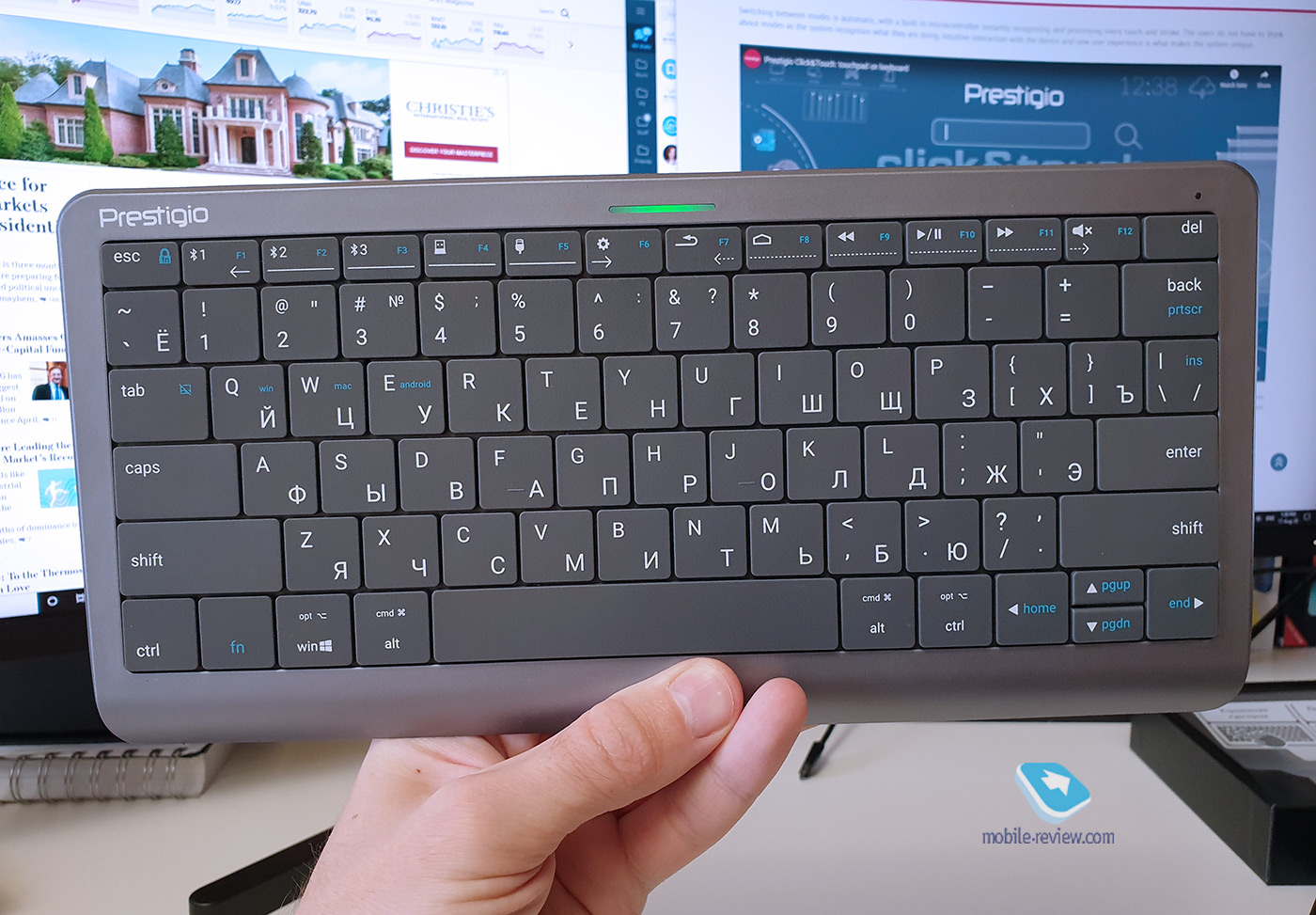 Universal keyboard for Android TV and home: Prestigio Click & Touch
