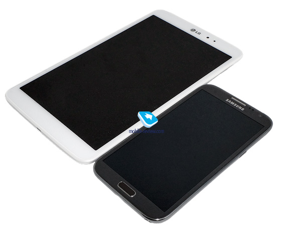 LG G Pad 8.3 и Samsung Galaxy Note II