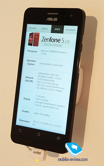 Asus ZenFone 5 LTE  PadFone Mini LTE