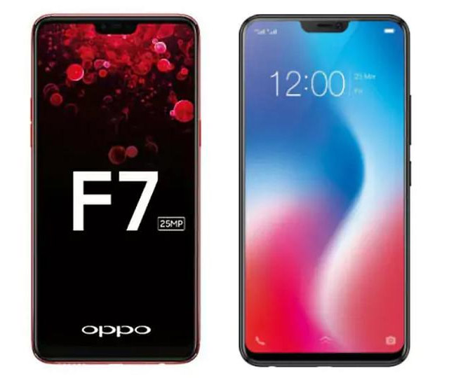   149.   OPPO F7, Vivo V9  OnePlus 6,  BBK Corporation