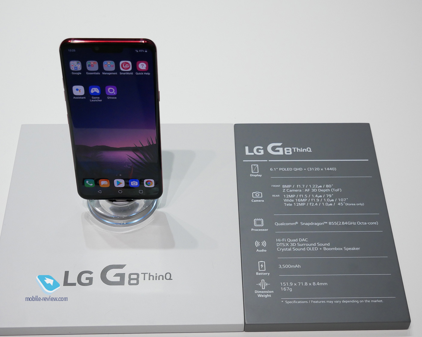 MWC.    LG G8 ThinQ