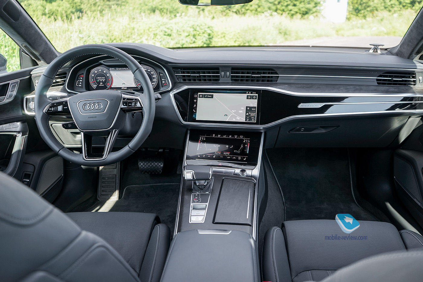 Audi A7 Sportback test. Between sedan and coupe