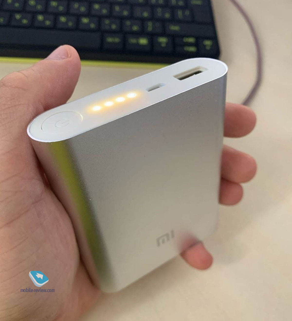 Anatomy of a forgery. Xiaomi power bank with silicon filling