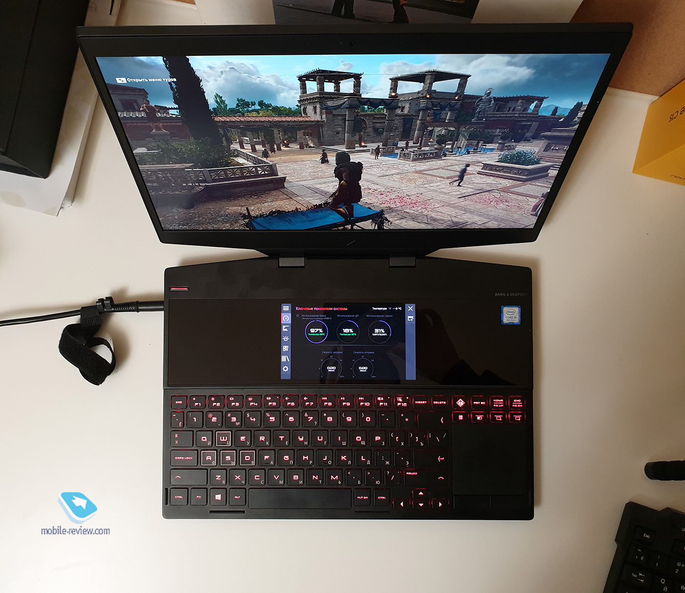 HP OMEN X 2S: Dual Displays and Power
