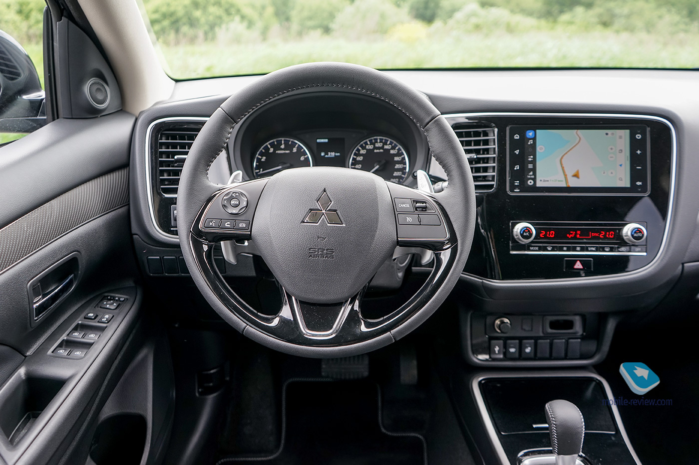 Mitsubishi Outlander III test. Now with Yandex.Auto