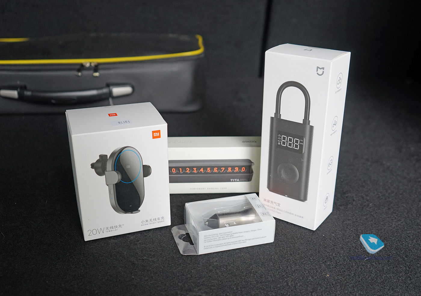 A selection of Xiaomi auto accessories