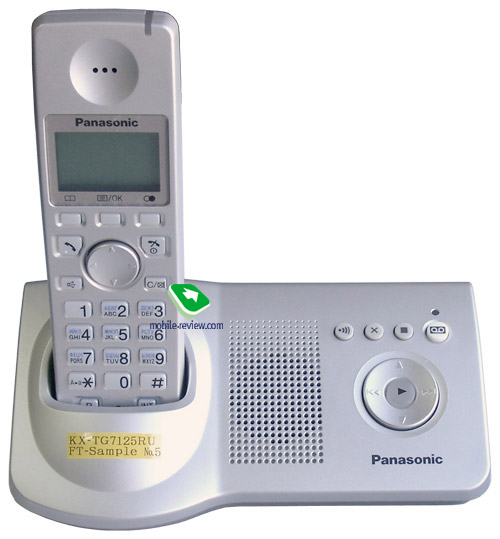 Обзор DECT-телефона Panasonic KX-TG7125