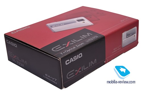 Обзор фотокамеры Casio EX-V7
