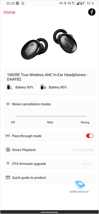    1More TWS ANC In-ear (EHD9001TA)