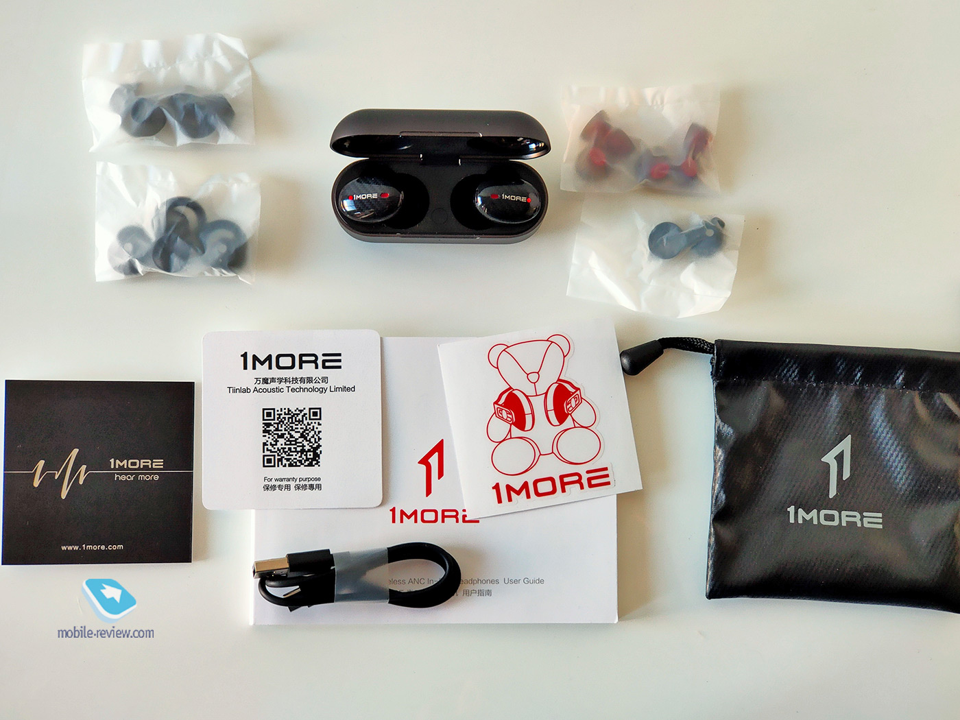 Review of 1More TWS ANC In-ear wireless headphones (EHD9001TA)