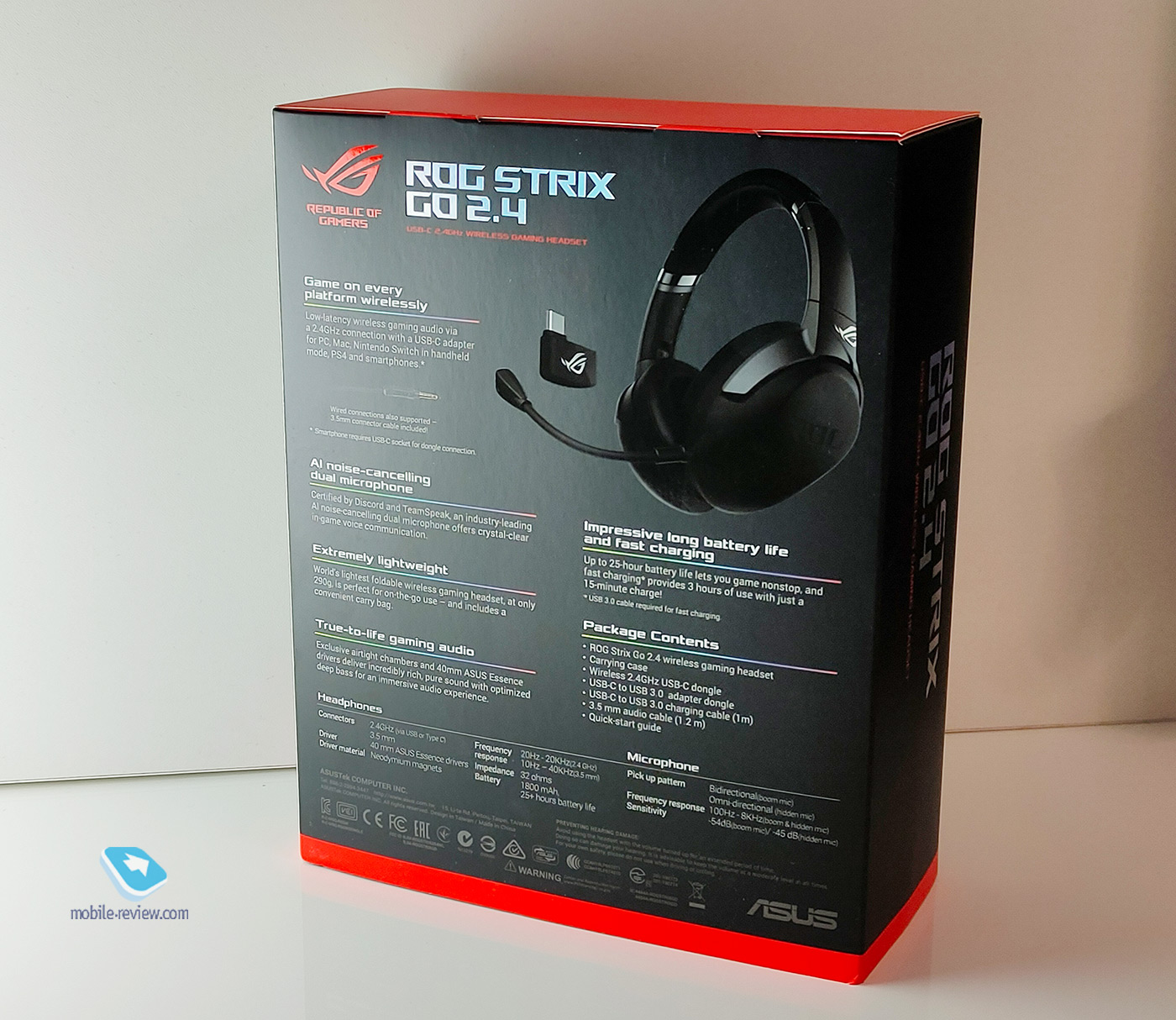ROG Strix Go 2.4 gaming headset experience