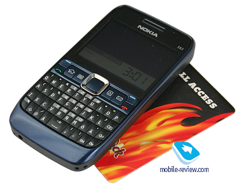 Nokia E63 is designed for communication, it has advanced messaging features 