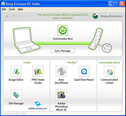 Официальный пакет программ для телефонов Sony Ericsson – новые возможности