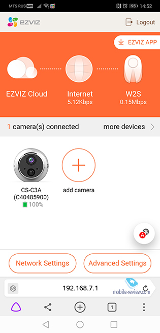 ����� IP/Wi-Fi-������ EZVIZ Mini Trooper