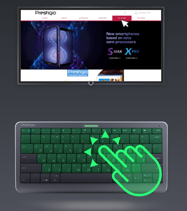    Android Tv  : Prestigio Click & Touch