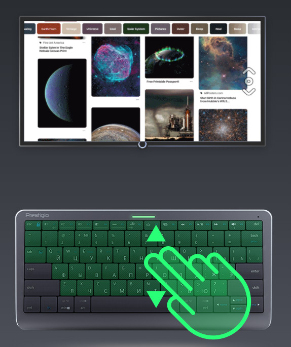    Android Tv  : Prestigio Click & Touch