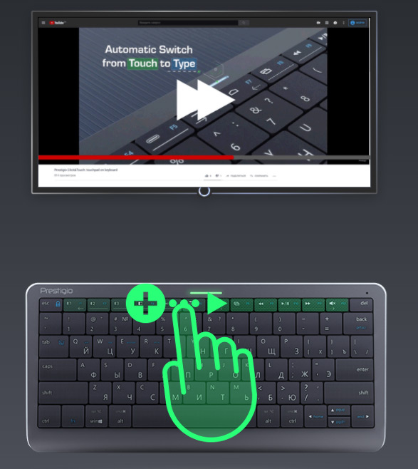    Android Tv  : Prestigio Click & Touch