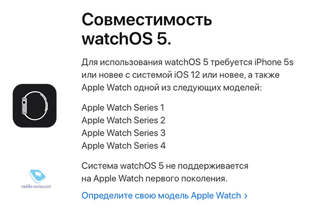    watchOS 5