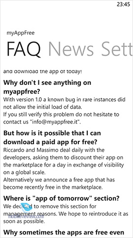 Windows Phone . MyAppFree