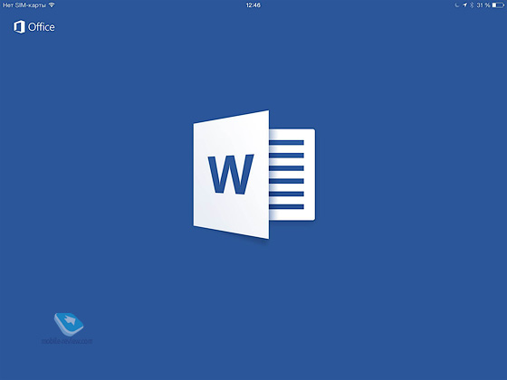 MS Office  iPad