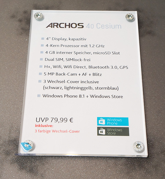 Archos 40 Cesium