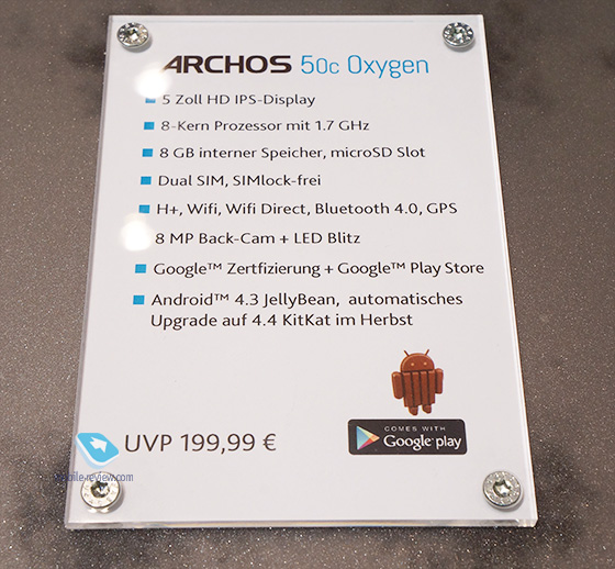 Archos 50 Oxygen