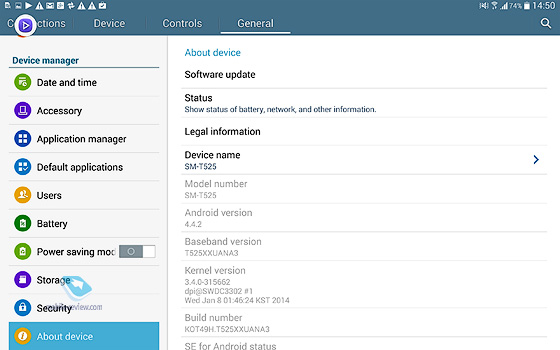 Samsung Galaxy Tab Pro 10.1 (SM-T520/SM-5325)