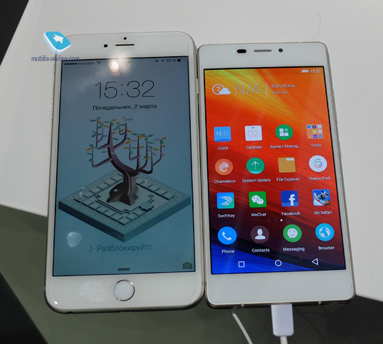 MWC 2015. Gionee S7  IUNI U3 mini