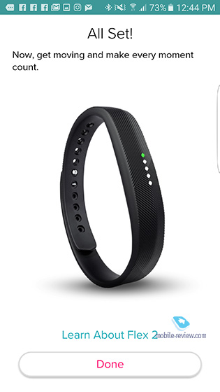 Mobile review FitBit Flex 2
