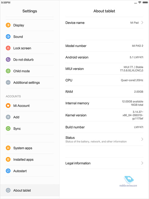 Xiaomi Mi Pad 2