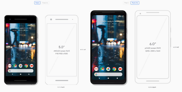 Pixel 2  Pixel 2 XL