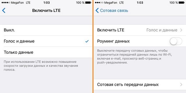 VoLTE  iPhone   