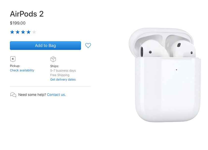 AirPods 2:           Apple?