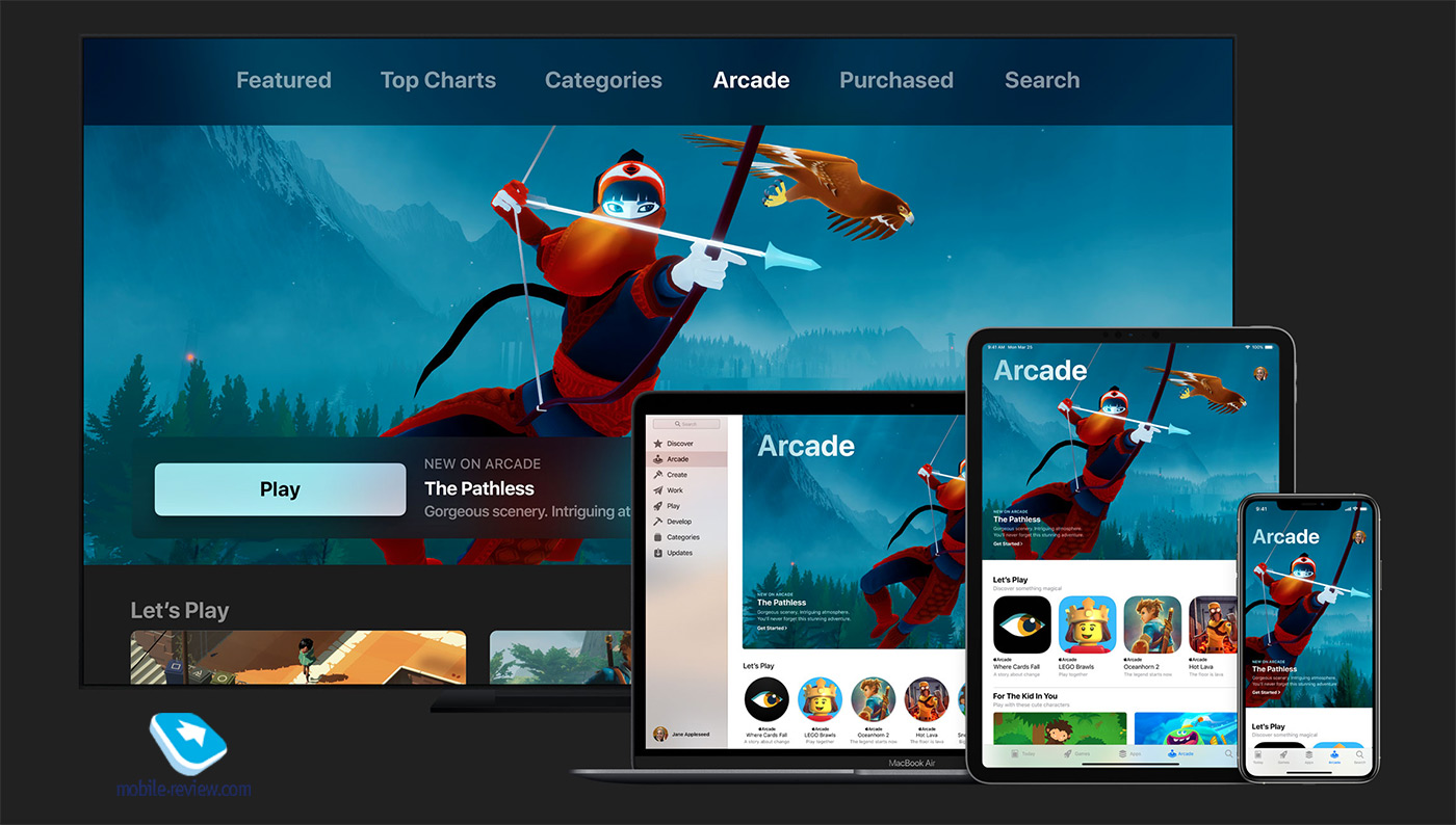    Apple Arcade:    ,  