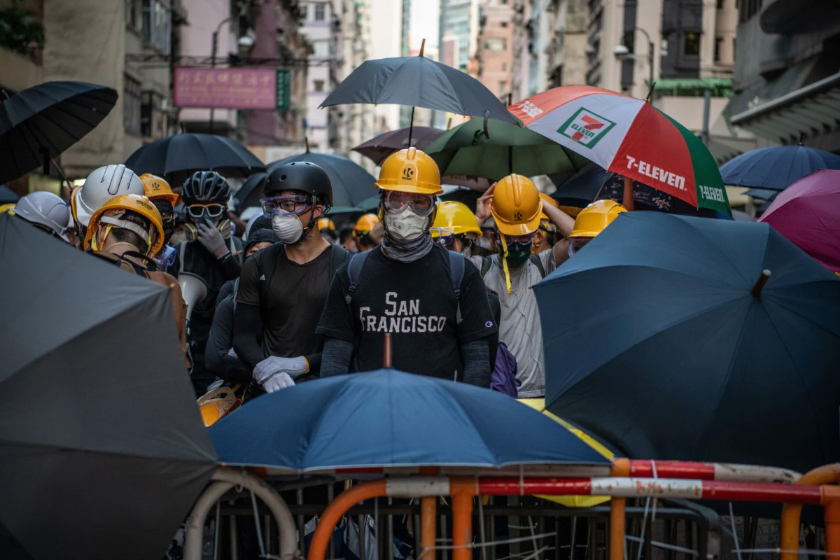 Технологии в гонконгском протесте – детали того, как организован протест