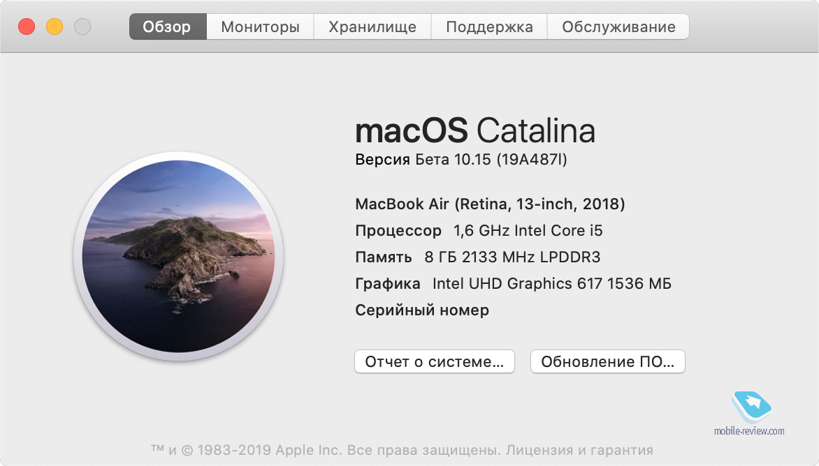 macOS 10.15 Catalina: 5    