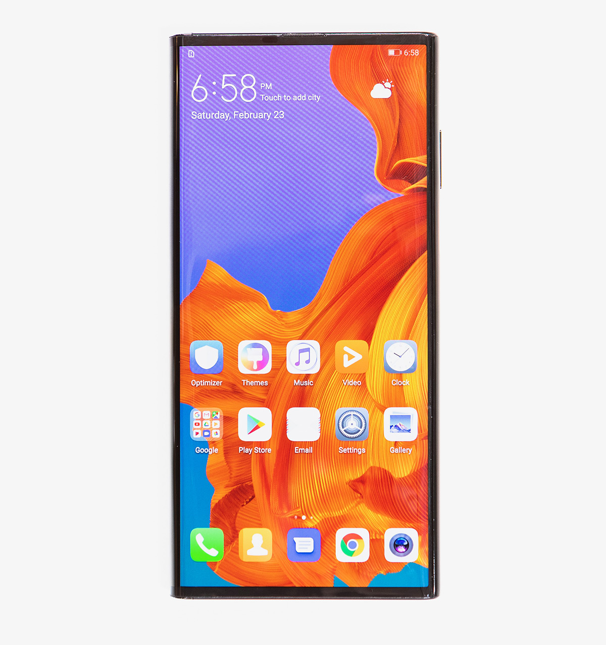 Samsung Fold  Huawei Mate X      