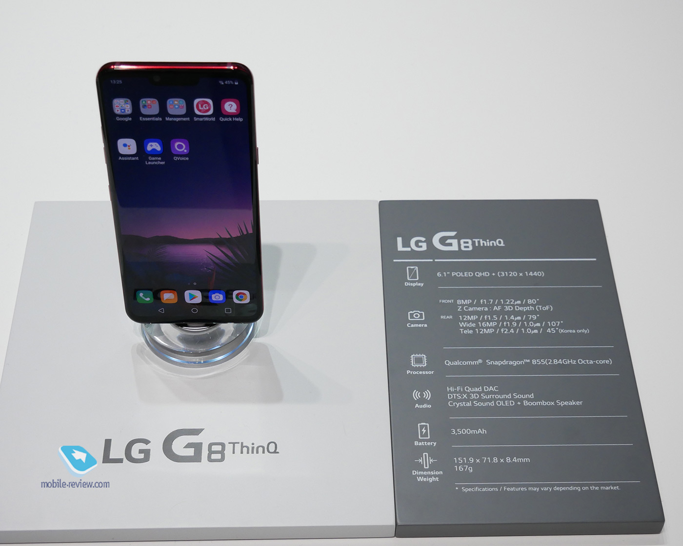 MWC.    LG G8 ThinQ