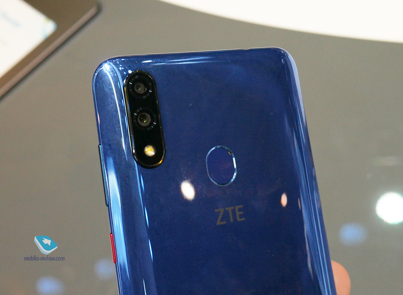 MWC 2019.   ZTE