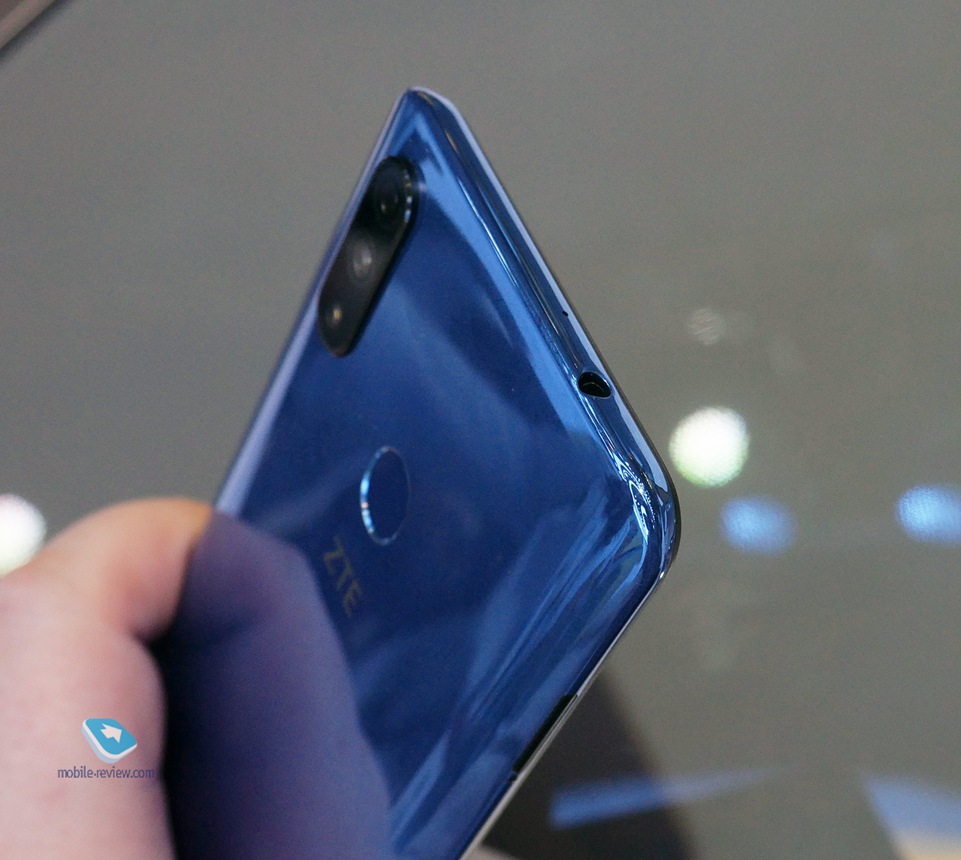 MWC 2019.   ZTE
