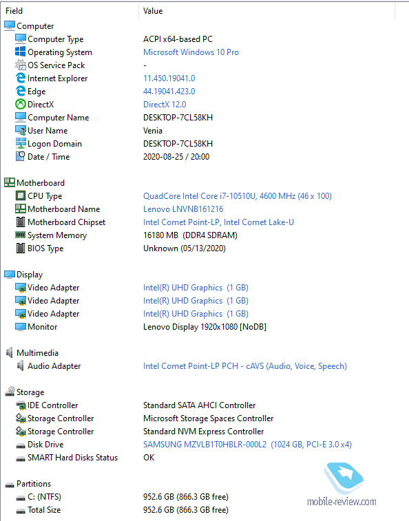  Lenovo Yoga C740-14IML:  -