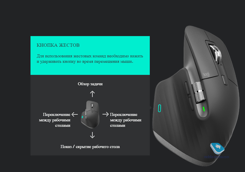 Logitech MX Master 3:      + 