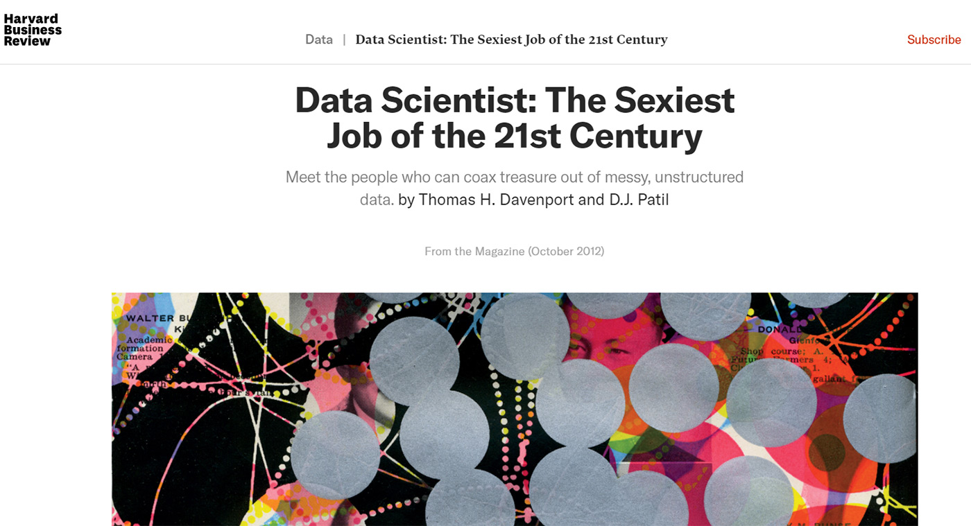 Data Science: всё ещё самая сексуальная профессия 21 века?