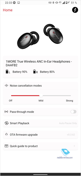    1More TWS ANC In-ear (EHD9001TA)