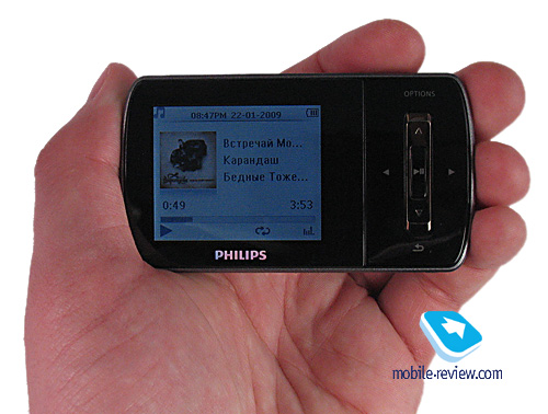 Mobile-review.com Обзор MP3-плеера Philips GoGear Ariaz
