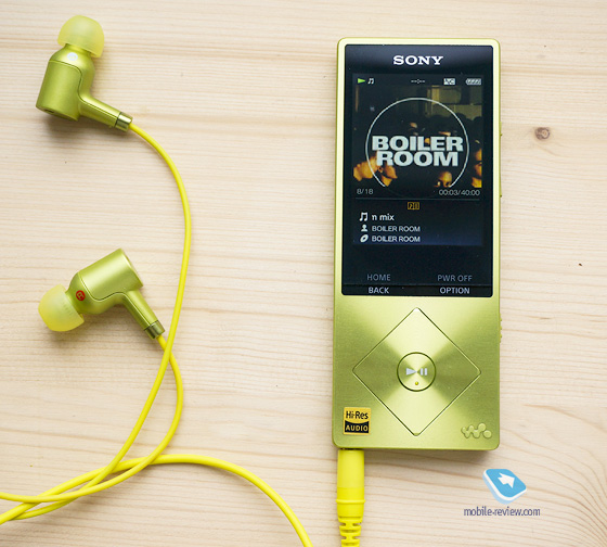 Mobile-review.com Обзор MP3-плеера Sony Walkman NW-A25HN