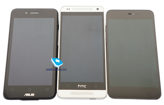 В сравнении с Meizu MX2 и HTC One Mini