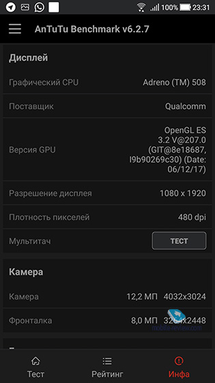 ASUS zenfone 4