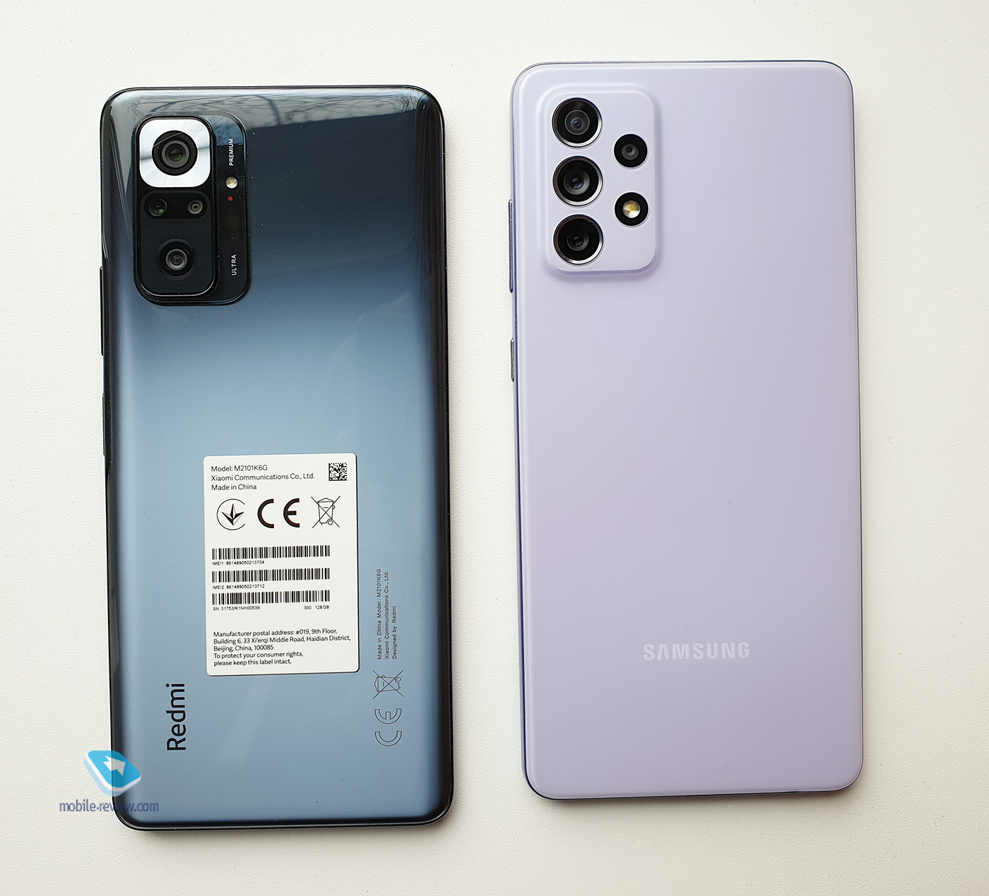  Xiaomi Redmi Note 10 Pro  Samsung Galaxy A72