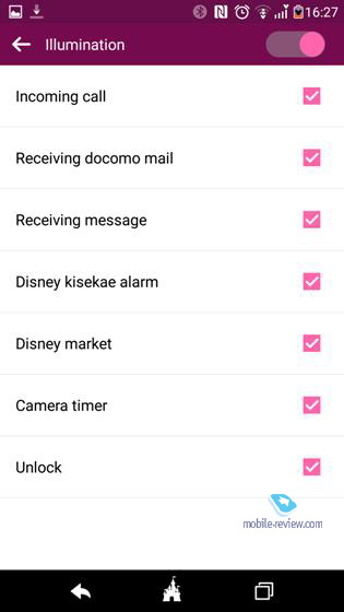 Docomo DM-02H Disney Mobile  LG